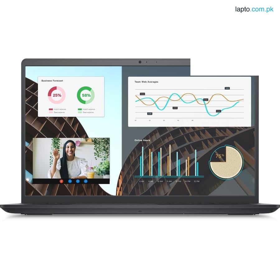 Dell Vostro 15 3530 Laptop - Intel Core i5-1334U, 16GB RAM, 512GB SSD, Intel Iris Xe Graphics, 15.6” FHD 120Hz Display, Carbon Black
