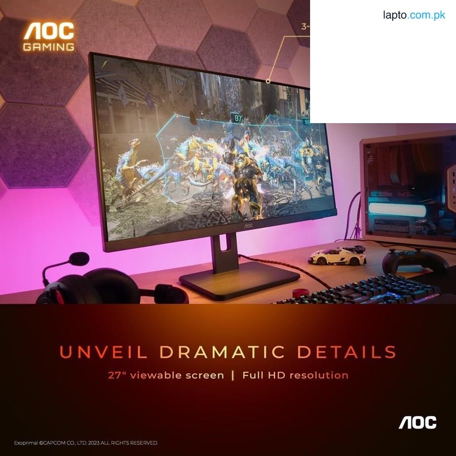 AOC 27G15N 27" 180Hz Gaming Monitor | FHD 1ms Adaptive Sync HDR10 VA
