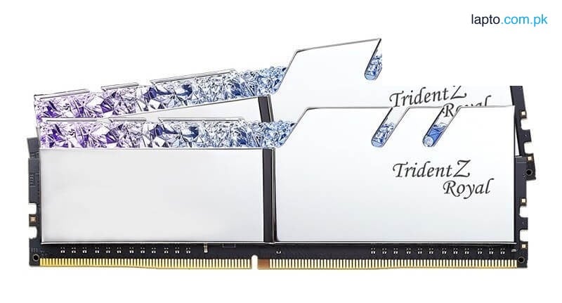 G.SKILL Trident Z Royal Series Silver 16GB (8GBx2) RGB DDR4 3600MHz Desktop Memory