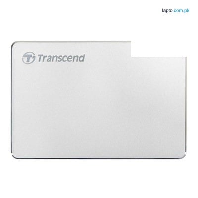 StoreJet 25C3S | Transcend 1TB Extra Slim USB 3.1 Type-C Portable Hard Drive (Silver)