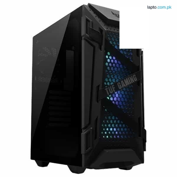 ASUS TUF Gaming GT301 ATX Mid-Tower Gaming Case - Black