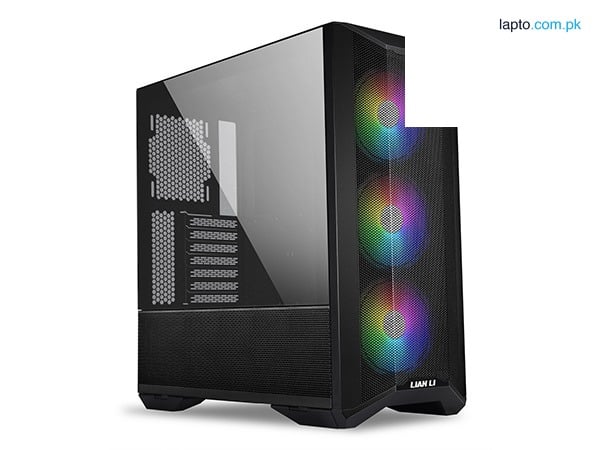 LIAN LI LANCOOL II MESH RGB Black LAN2MRX Tempered Glass ATX Gaming Case -Black Color -