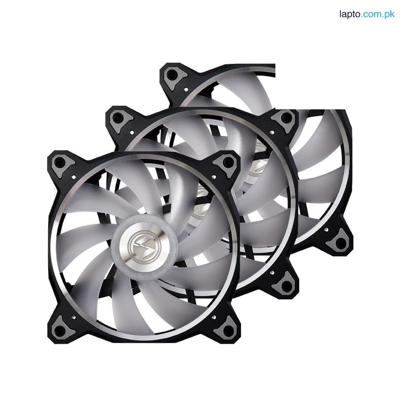 Lian Li Bora Digital Series RGB BR Digital-3R S,120mm Addressable RGB Fan, 3 Fans Pack Black Frame
