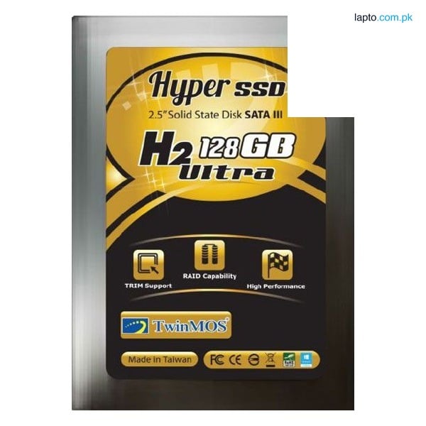 TWINMOS 128 GB 2.5" SATA3 SSD (580Mb-550Mb/s) 3D NAND