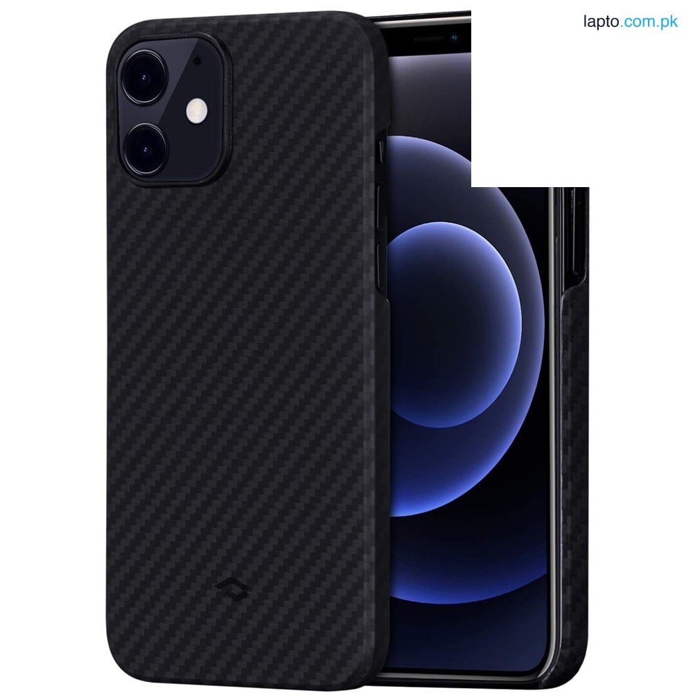 Pitaka iPhone 12 Black/Grey Twill