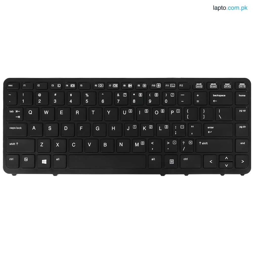 HP EliteBook 840 G1 840 G2 850 G1 US With Frame Non-Backlit Laptop Keyboard