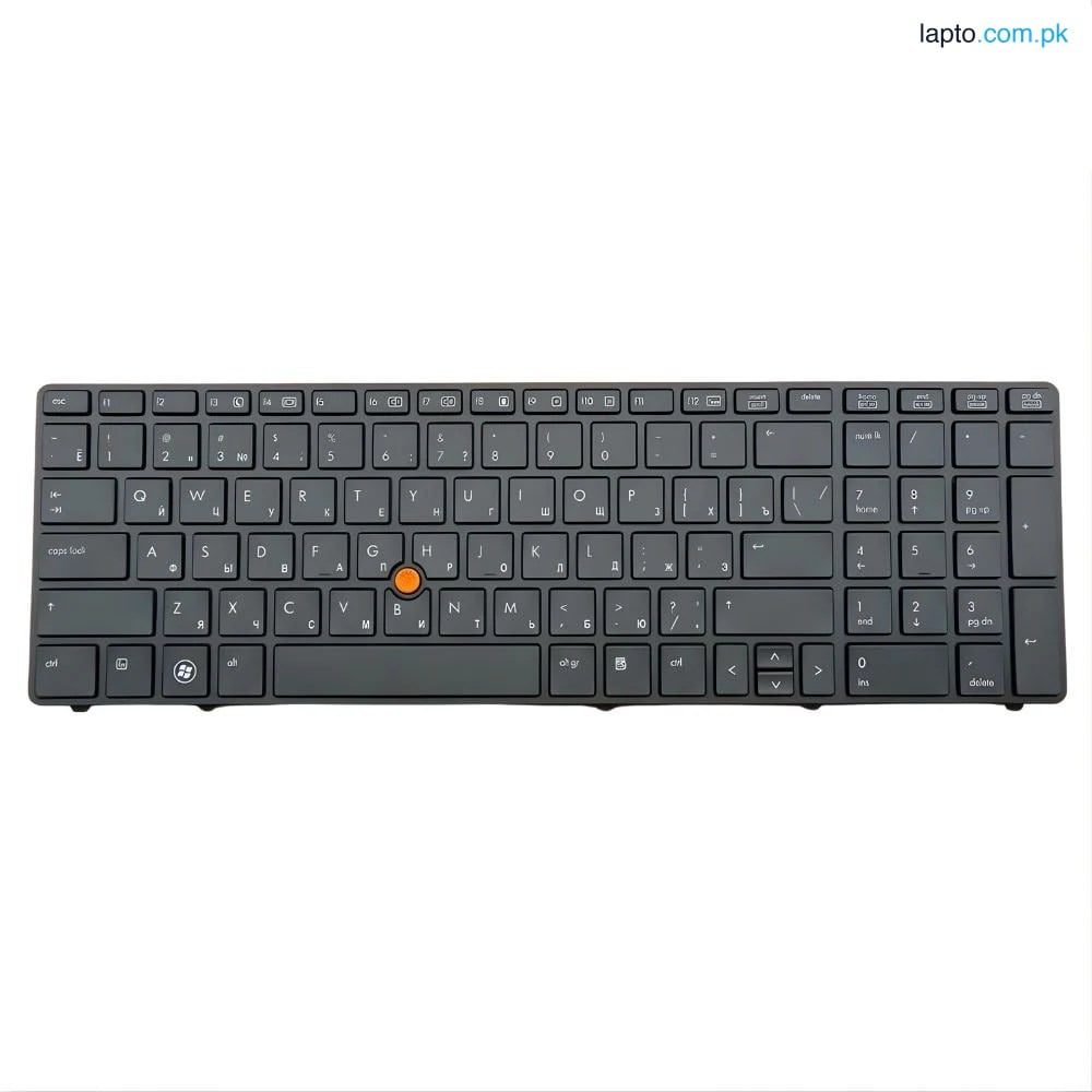 HP EliteBook 8570W 8560W US Layout Frame Non-Backlit Laptop Keyboard