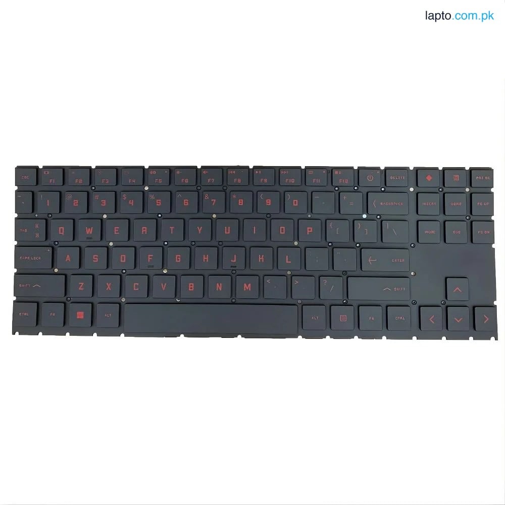 HP Omen 15 EN 15 EK Red Backlit US Laptop Keyboard