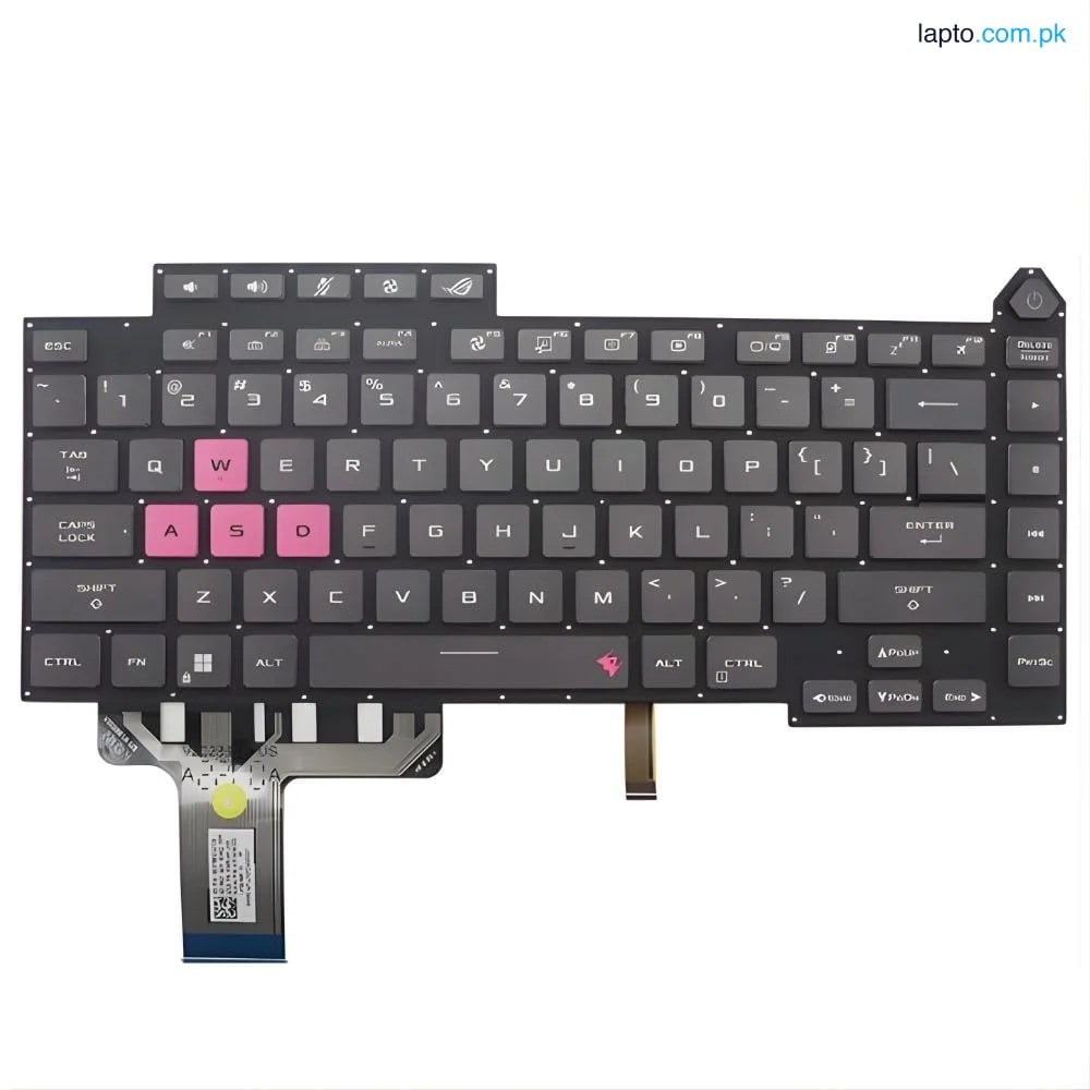 Asus ROG 5R G513 G513Q G513QY Rose Red RGB Laptop Keyboard