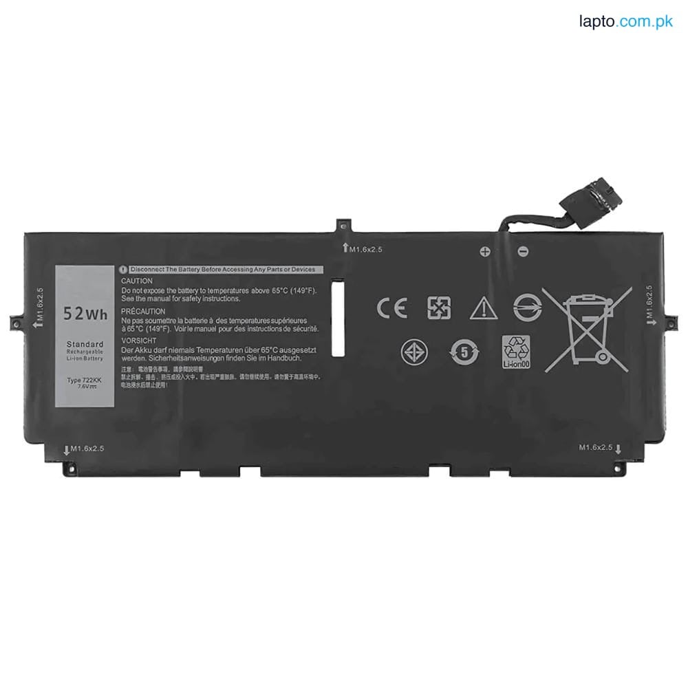 Dell XPS 13 9300 9310 9380 2XXFW FP86V 722KK 100% Original Laptop Battery