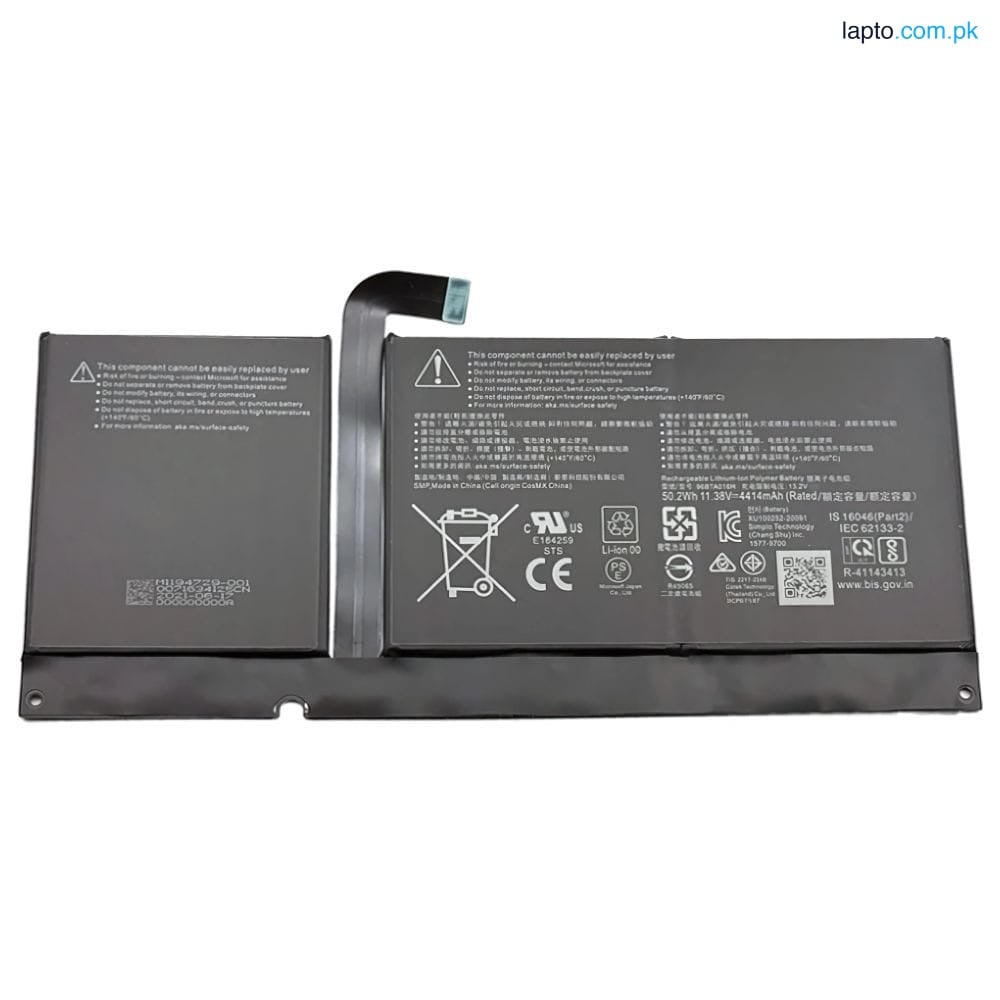 Microsoft Surface Pro 8 1982 1983 DYNC01 50.20Wh 100% Original Battery