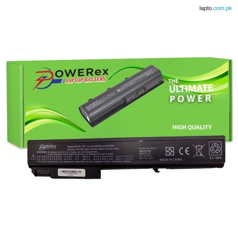 HP EliteBook 8310P 8530P 8530W 8540P 8730 8730P 8730W HSTNN-OB60 8 Cell Replacement Laptop Battery